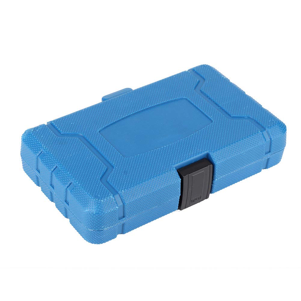 Set di 8 Chiavi a Bussola Esagonali 1/2 Pollice, Chiave a Impulsi H5-H19 Set di Bussole a Percussione Esagonale Interno con Cassetta degli Attrezzi per Pistola a Percussione a Cricchetto