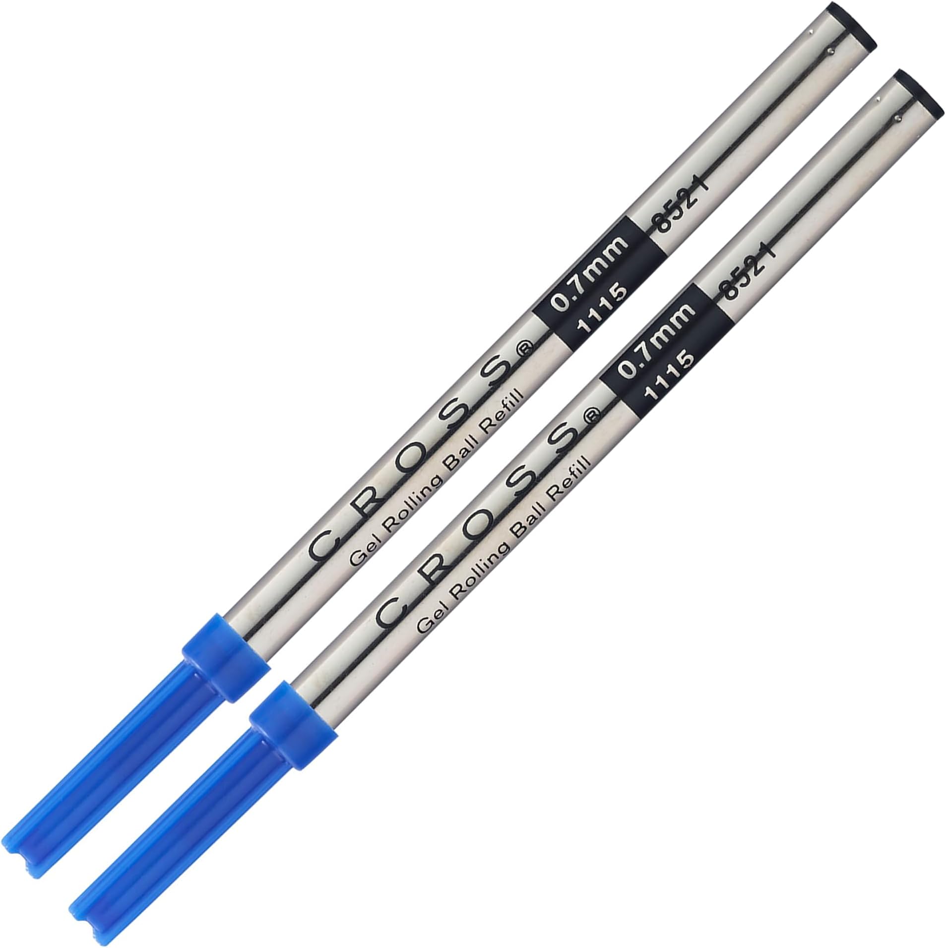 Cross Selectip Gel Rollerball Pen Refill - Blue - Medium - 2-Pack - Luxury Pen Refill for Consistent Ink - Quick-Drying & Smudge-Free - Smooth Laydown & Crisp Lines - 0.4 mm Width - Writes 0.7 Miles