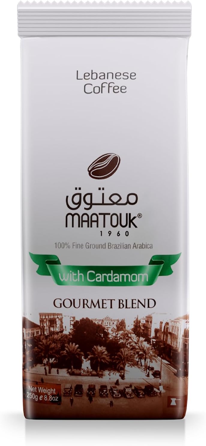 Lebanese Coffee with Cardamon Gourmet Blend, 16 Ounce