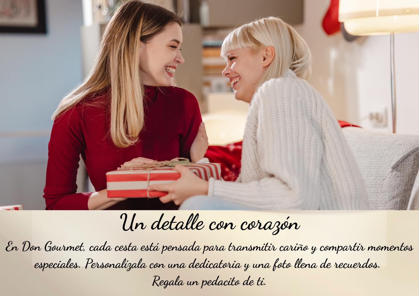 DON GOURMET, Cesta Gourmet para Regalar, Personalizable, Queso curado, jamón ibérico, Fuet ibérico, lote embutidos ibéricos, aceite de oliva, patés, pack ibéricos, Regalo Profesor.
