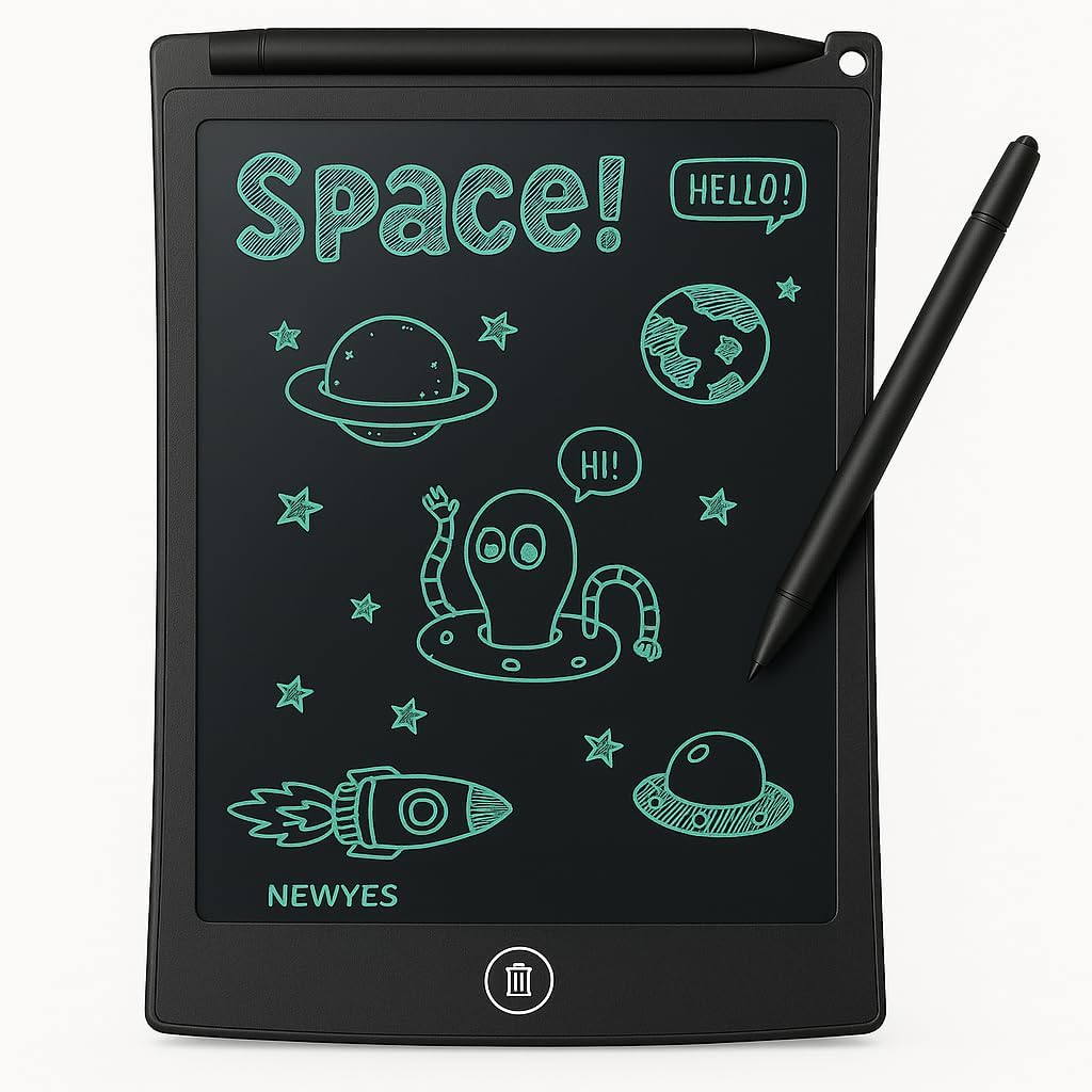 LCD Writing Tablet 8.5 Inch, Colorful Digital Drawing Board, Electronic Sketchpad with Lock Function, to-Do List Memo Pad, Environmentally Friendly-image-3