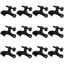 12 Pack Hinge Pin Oil Rubbed Bronze Door Stopper, Adjustable Heavy Duty Hinge Pin Door Stop with Oil Rubbed Bronze Rubber Bumper Tips