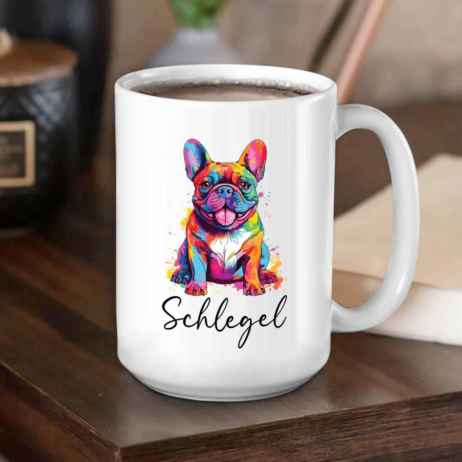 Tasse Chien Tasse Bouledogue Anglais Passer Du Temps Prénom Nom  Personnalisable | Mug Café Thé Idée Cadeau Personnalisé Homme Femme  Original Pour Propriétaire De Chien Widdop And Co, image size:1550x1550