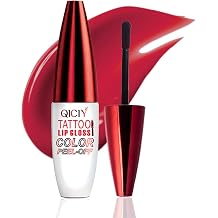 Charm Kiss Peel Off Lip Stain Lip Tint,Waterproof Long-Lasting Tear-off Lip Gloss,Peel Reveal Lip Stain,Peel Off Tattoo Lipsticks,Nonstick Cup Lip Gloss, Tattoo Magic Color Lip Set4#