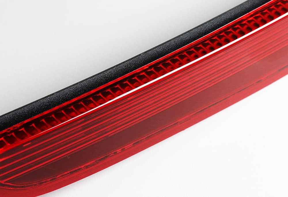 Replacement For 2006 - 2015 Audi TT Quattro / 2009 - 2015 Audi TTS Quattro / 2011 - 2014 Audi TT RS Quattro / 2007 - 2014 Audi TT MK2, Red LED Red Lens 3rd Third Trunk Brake Light Tail Lamp