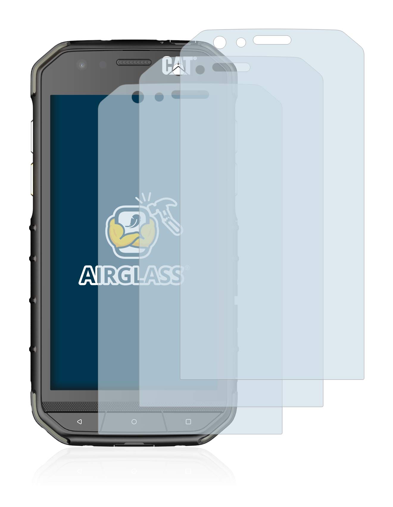 BROTECT AirGlass Panzerfolie Für Caterpillar Cat S30 – 9H Kratzfest, Anti-Fingerprint, Made In Germany