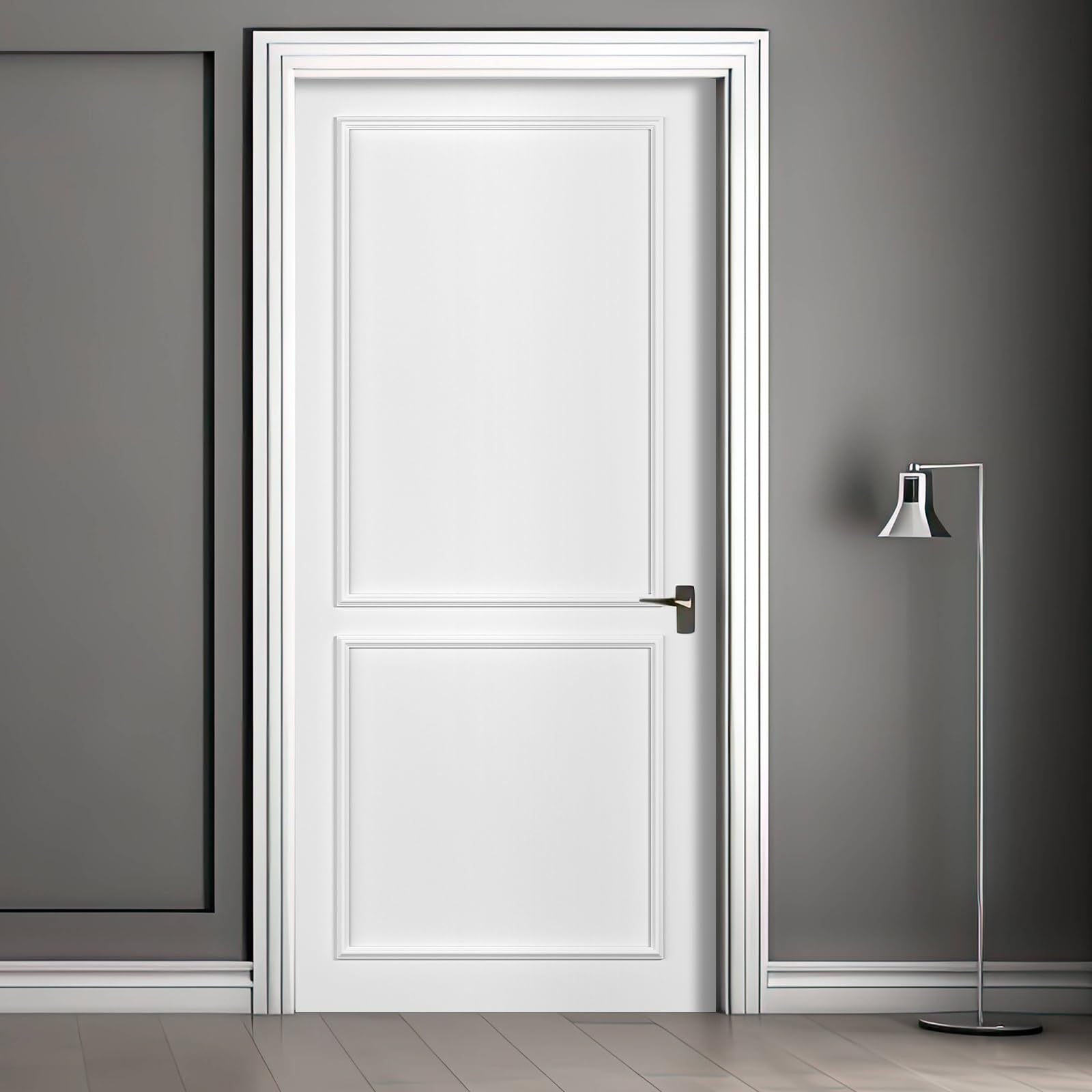 Moulures de porte à décoller pour sublimer un cadre de fenêtre ou un miroir