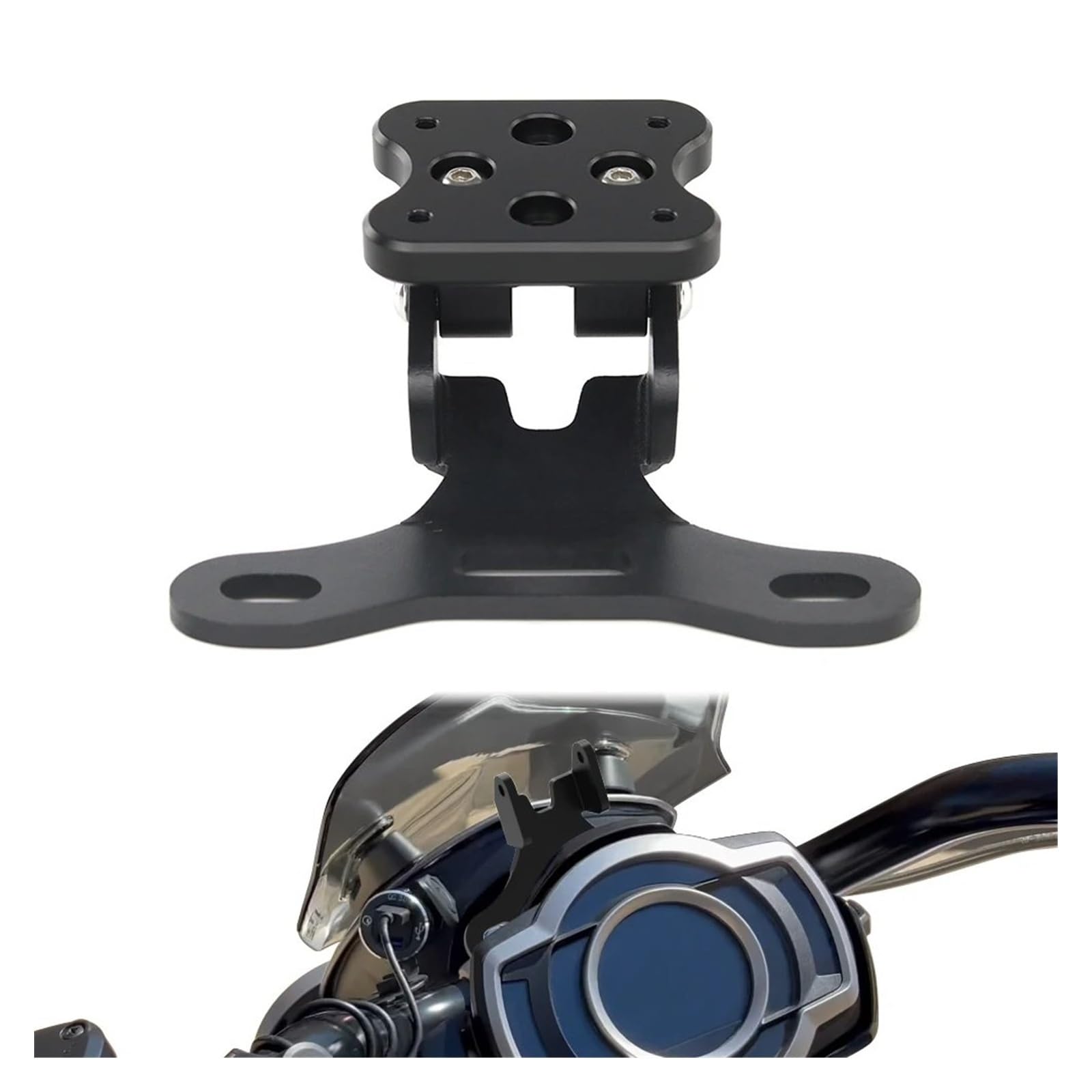 Supporto Navigatore Moto Per Triumph Per Rocket 3 R GT 2020 2021 2022 2023 2024 Morsetto Manubrio Supporto GPS Staffa Navigazione Telefono