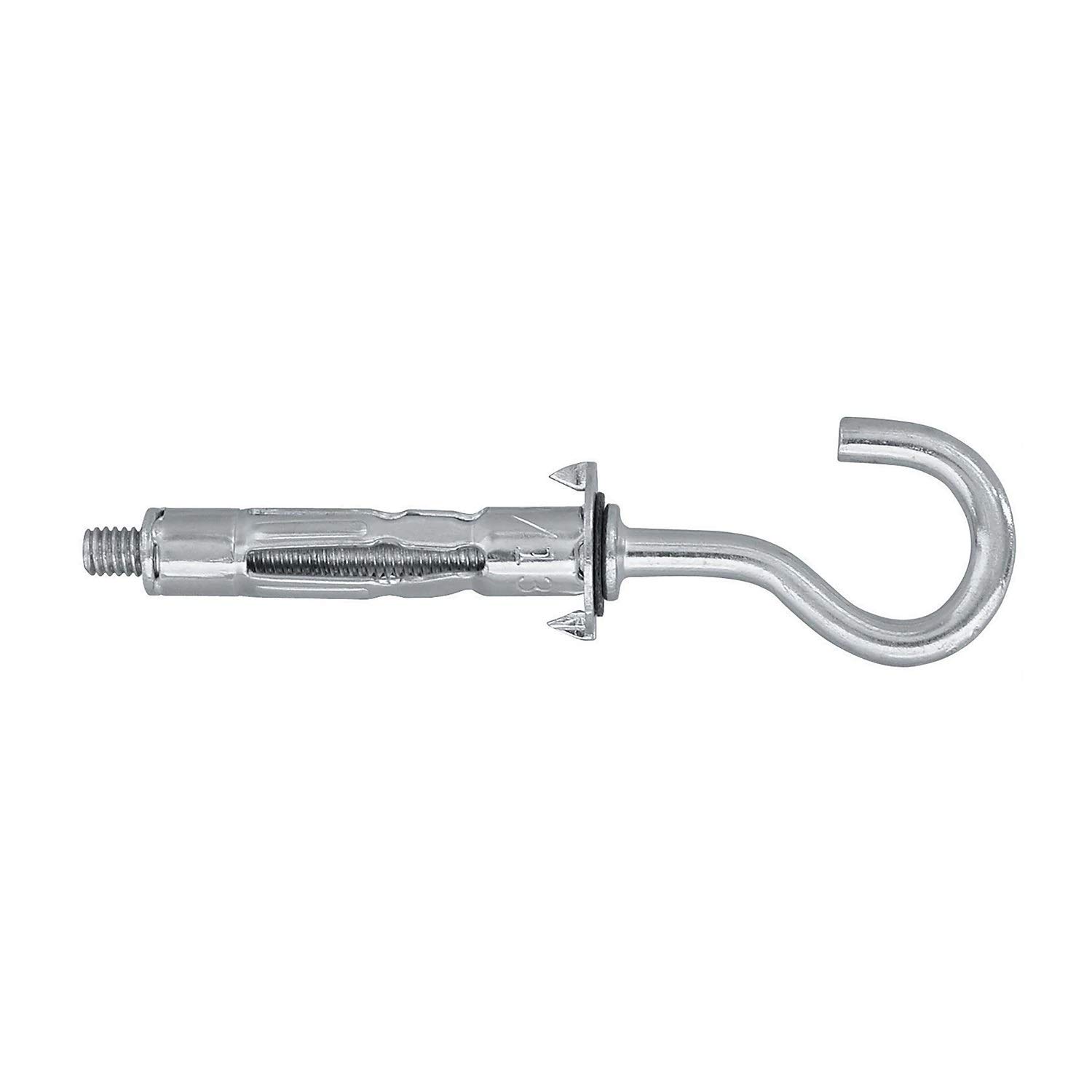 Diall Steel Hollow Wall Anchor, Pack of 4, Assembled Size:Diameter (mm)11mm Length (mm)52mm