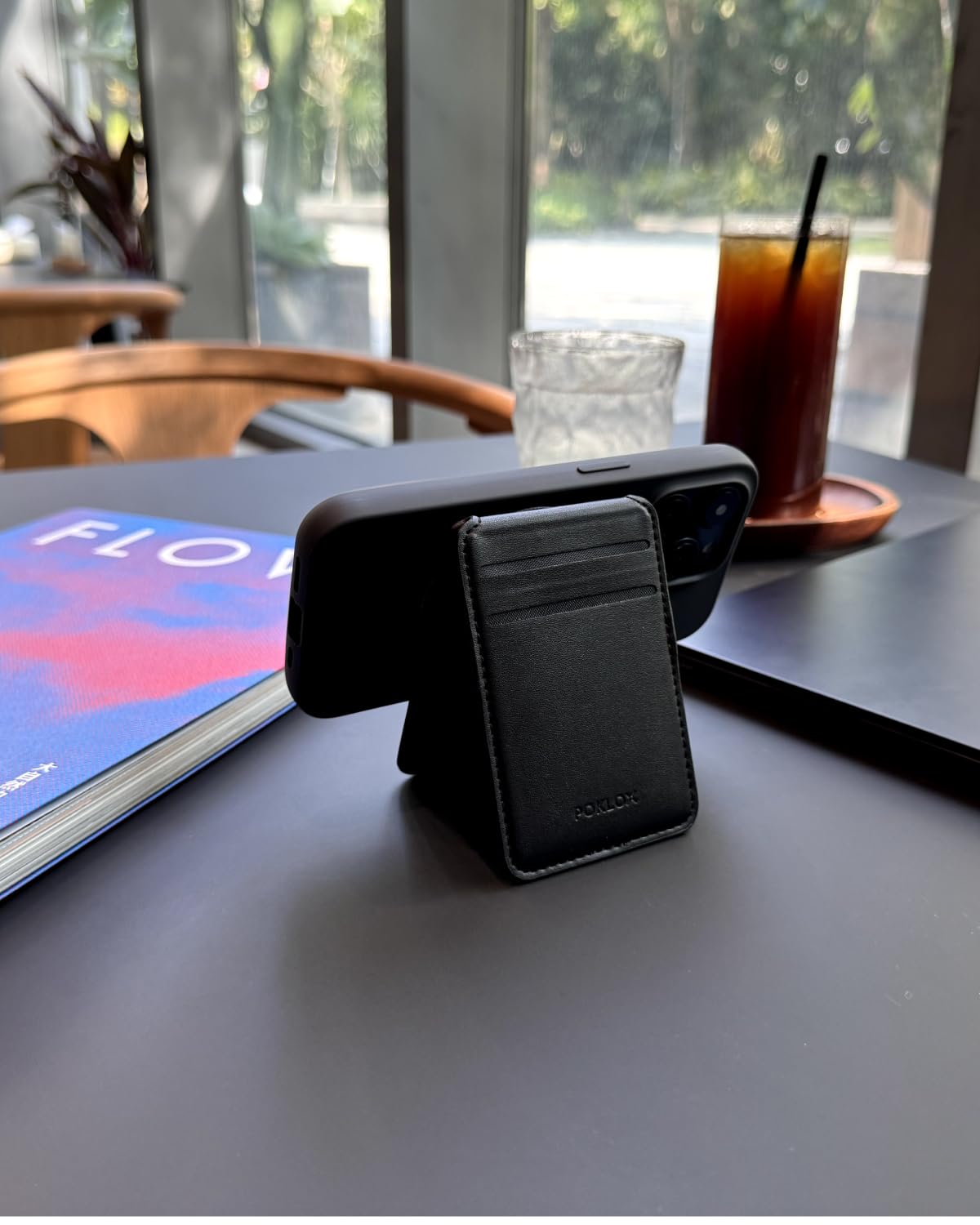 Amazon.co.jp: POKLOX MagSafe ウォレットスタンド iPhoneウォレット用