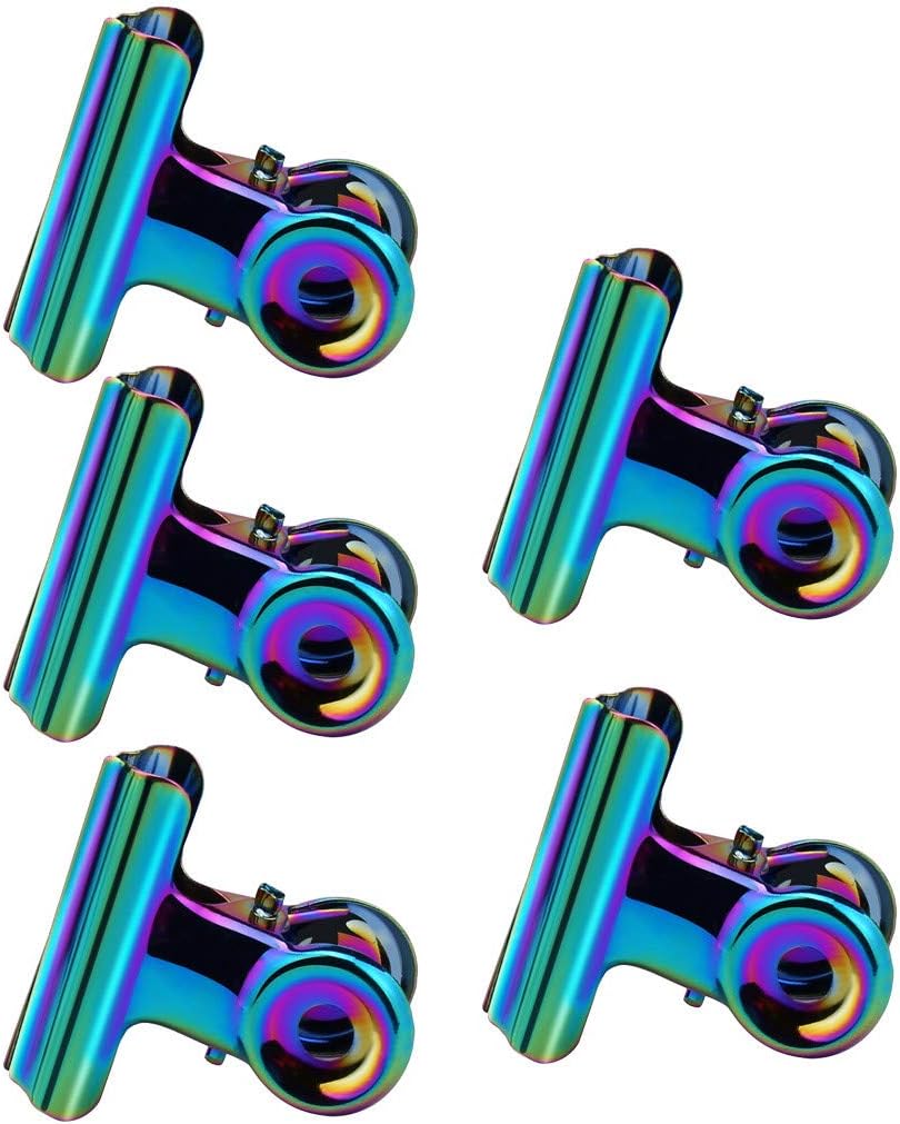 Sacow Nail Pinching Clips, 5Pcs Multi Function Rusian C Curve Nail Pinching Clips Tool Acrylic Nails Pinchers (Multicolor)