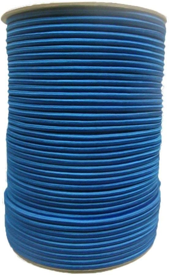 Marine Masters 25ft 1/4 Inch Blue Bungee Shock Cord (25 Feet)