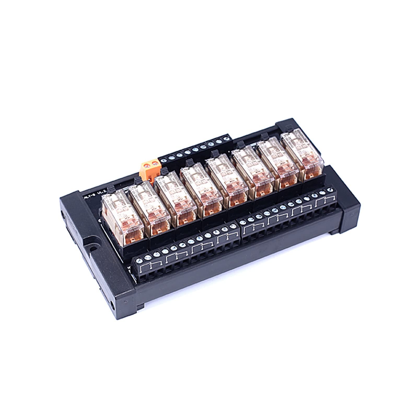 BIVOO Módulo de relé de Potencia Universal NPN/PNP, módulo de combinación, Placa de Potencia PLC, Placa amplificadora, relé de 6/8/10/16 Canales (Size : 8 Channels)