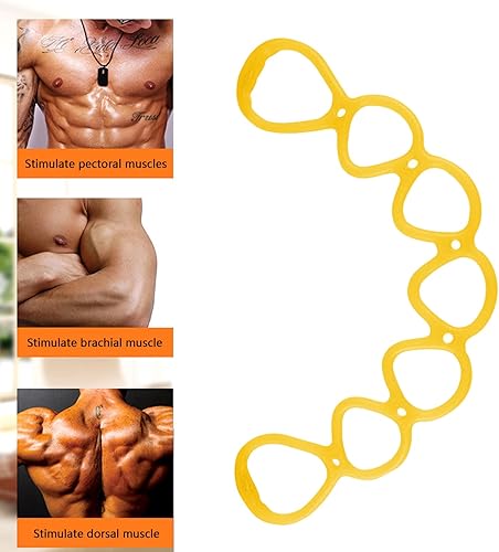 Miniatura 2 de Banda de ejercicio de resistencia elástica de 7 anillos, bandas de entrenamiento de BetterJonny para yoga, ejercicios de pies, piernas y brazos para