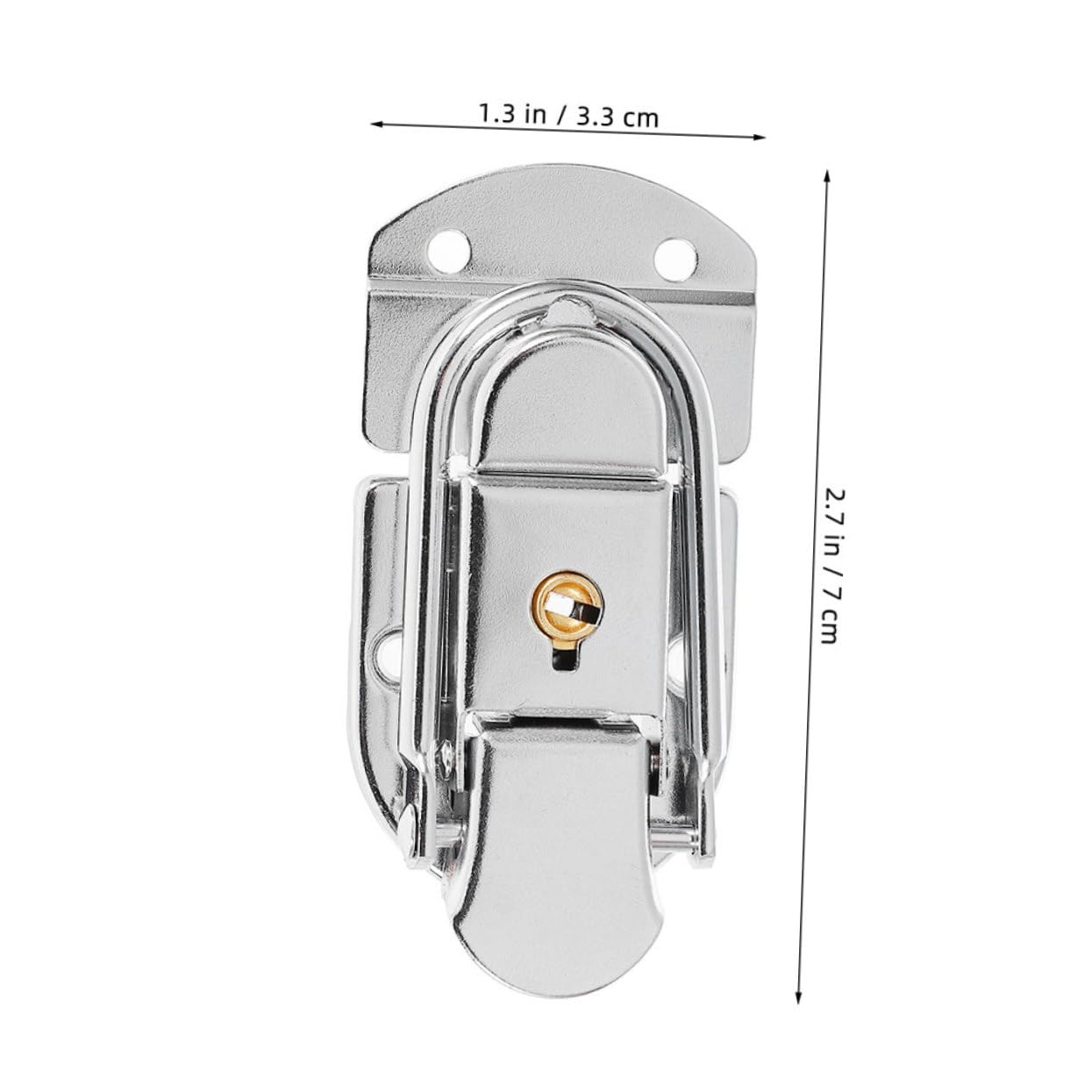 LIFKOME Suitcase Latch Buckle Set 3pcs Toggle Latch Locks Padlock Hinge for Luggage Bags Metal Hasp Lock Easy to Use Elegant Design