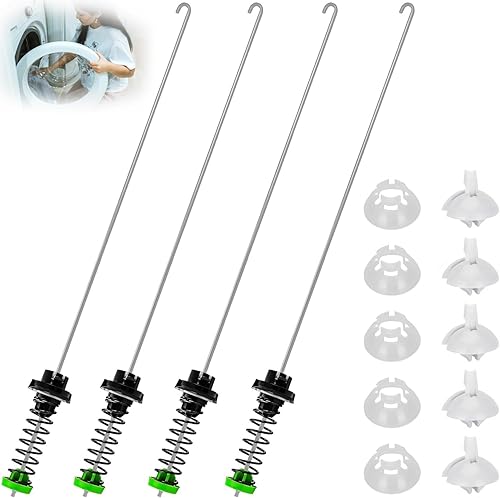 Actualizado W11130362 WTW5000DW2 WTW5000DW3 WTW5000DW1 MVWX655DW1 MVWC565FW1 Kit de varilla de suspensión para lavadora Whirlpool Maytag Kenmore -