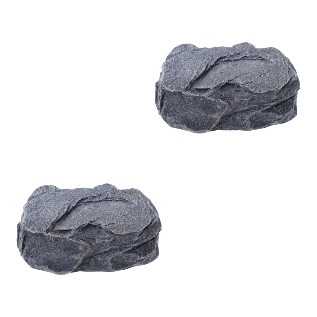 Caja de llaves de piedra artificial PRETYZOOM en pack de 2 unidades para ocultar llaves en jardín