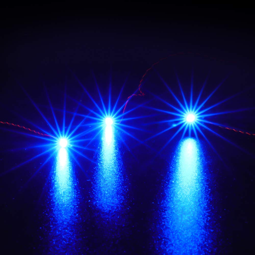 BRIKSMAX LED Dot Lights 30cm Blue Dot Ligths for DIY Lego/Moc Lighting(3 Pack)