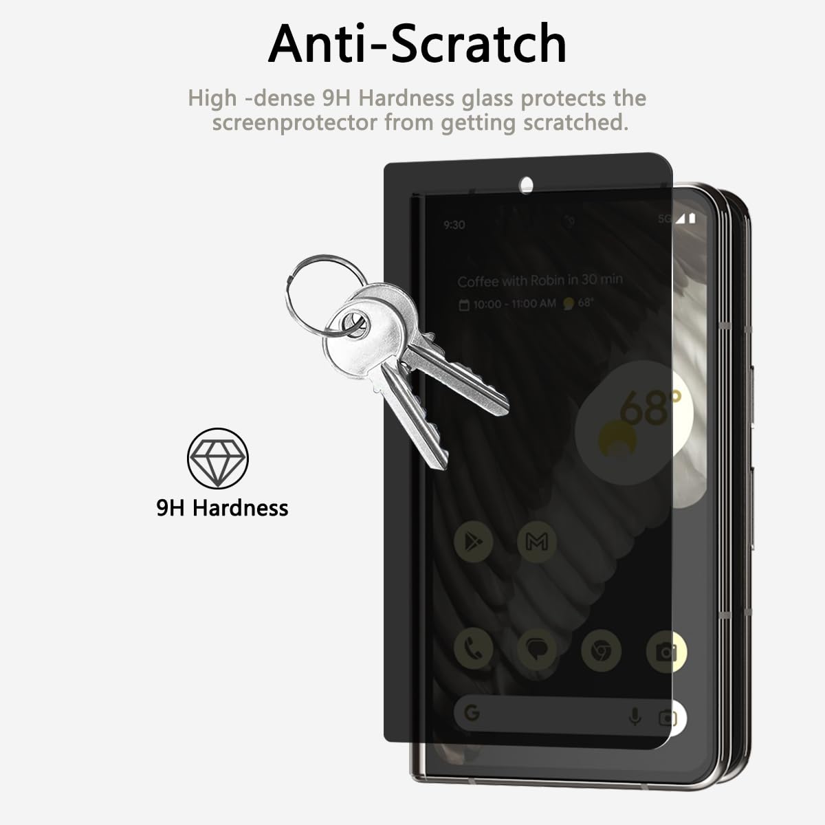 Anoowkoa 2 Pezzi Pellicola Protettiva per Google Pixel Tablet 11 Vetro Temperato Pellicola Schermo Intero Trasparente Compatibile con Google Pixel Tablet
