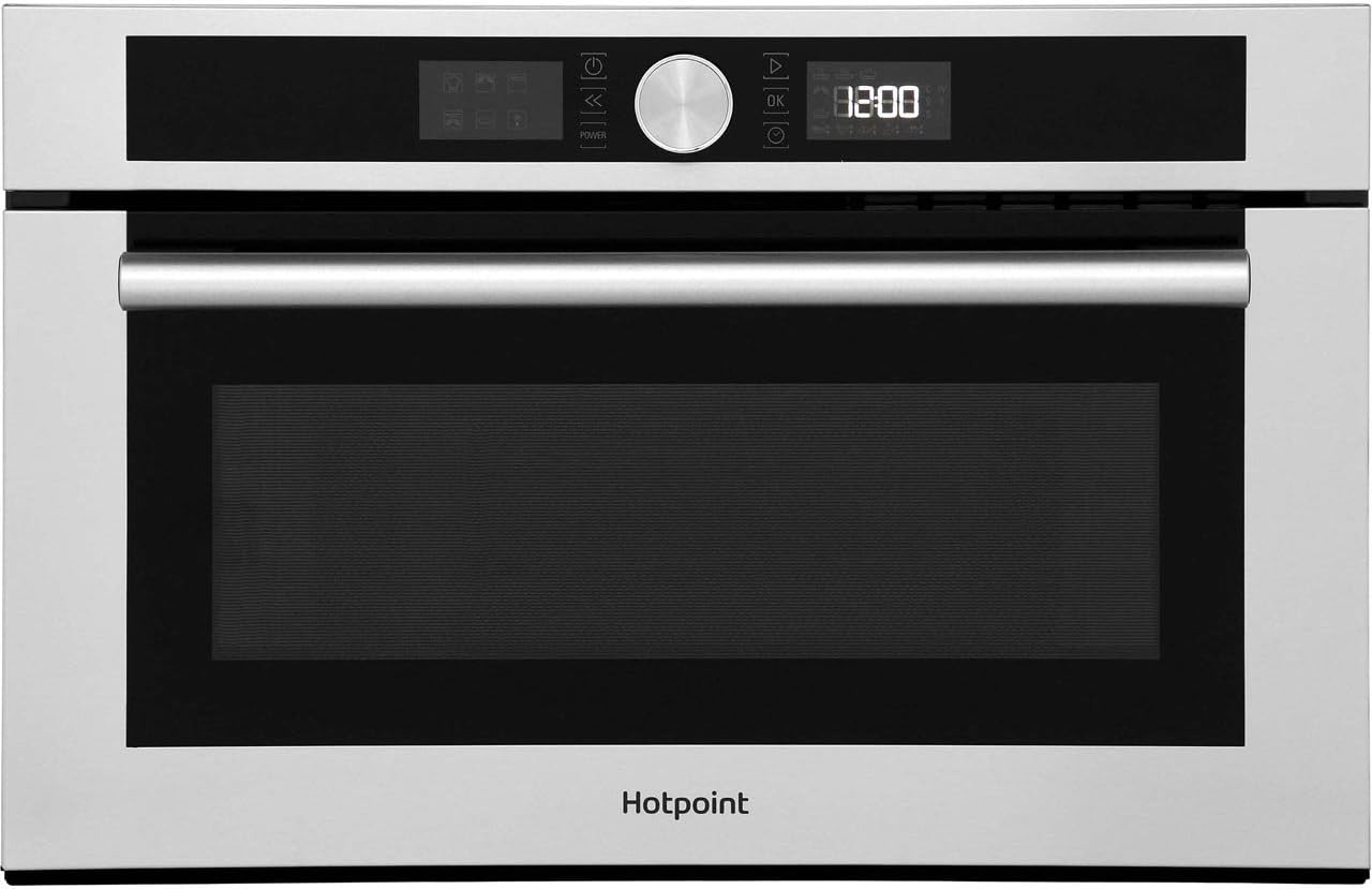 Hotpoint MD454IXH Built In Microwave With Grill Stainless Steel