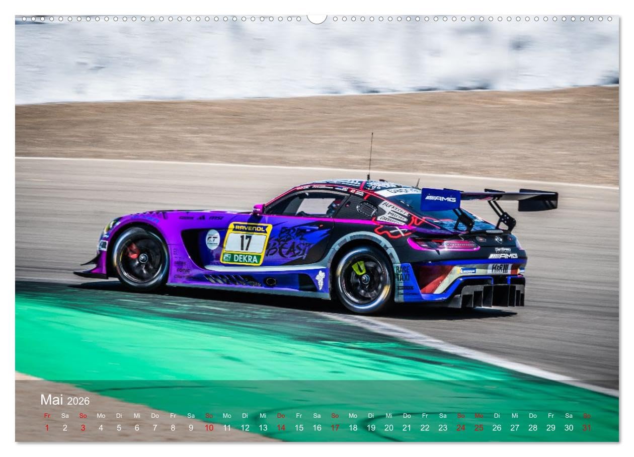 Motorsport aus Affalterbach (Wandkalender 2026 DIN A2 quer), CALVENDO Monatskalender