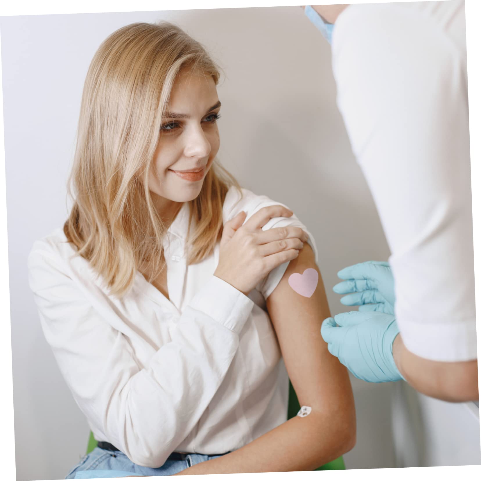 COLLBATH 150 Piezas Tirita de forma especial vendajes triangulares lesión vendajes impermeables médico bandas elasticas stop bleeding vendas vendajes para heridas Educación física
