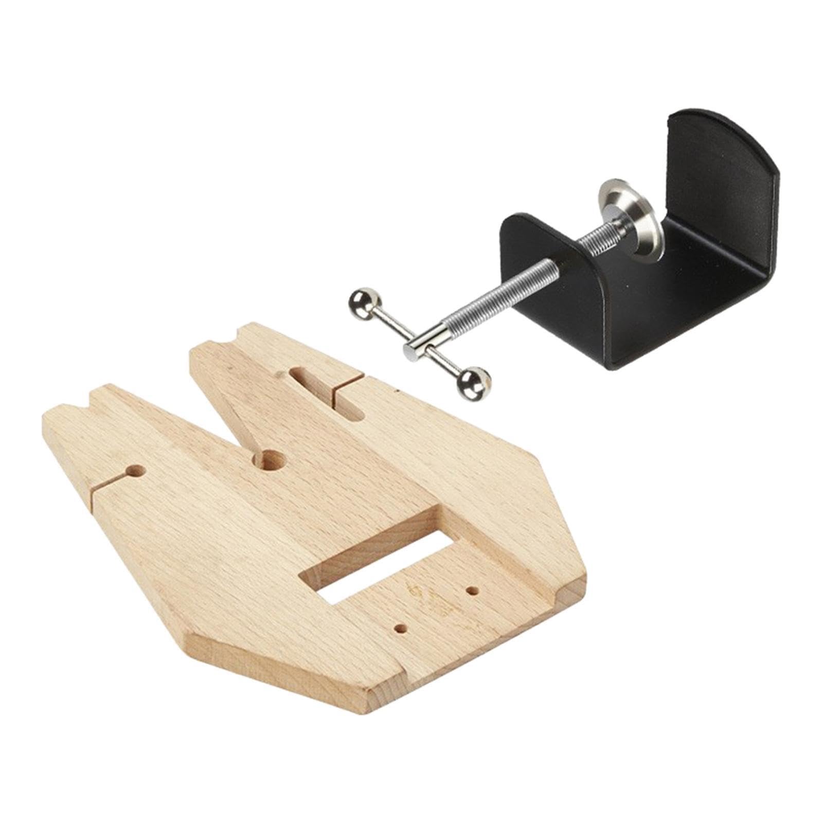 Pixzcsa Gold Easy To Bench Pin Clamp Set V Slot Renewing Repair Workbench V Slot Bench Pin Clamp Crafted With Materials V-Groove Workbench With Clip Installed On, Style B