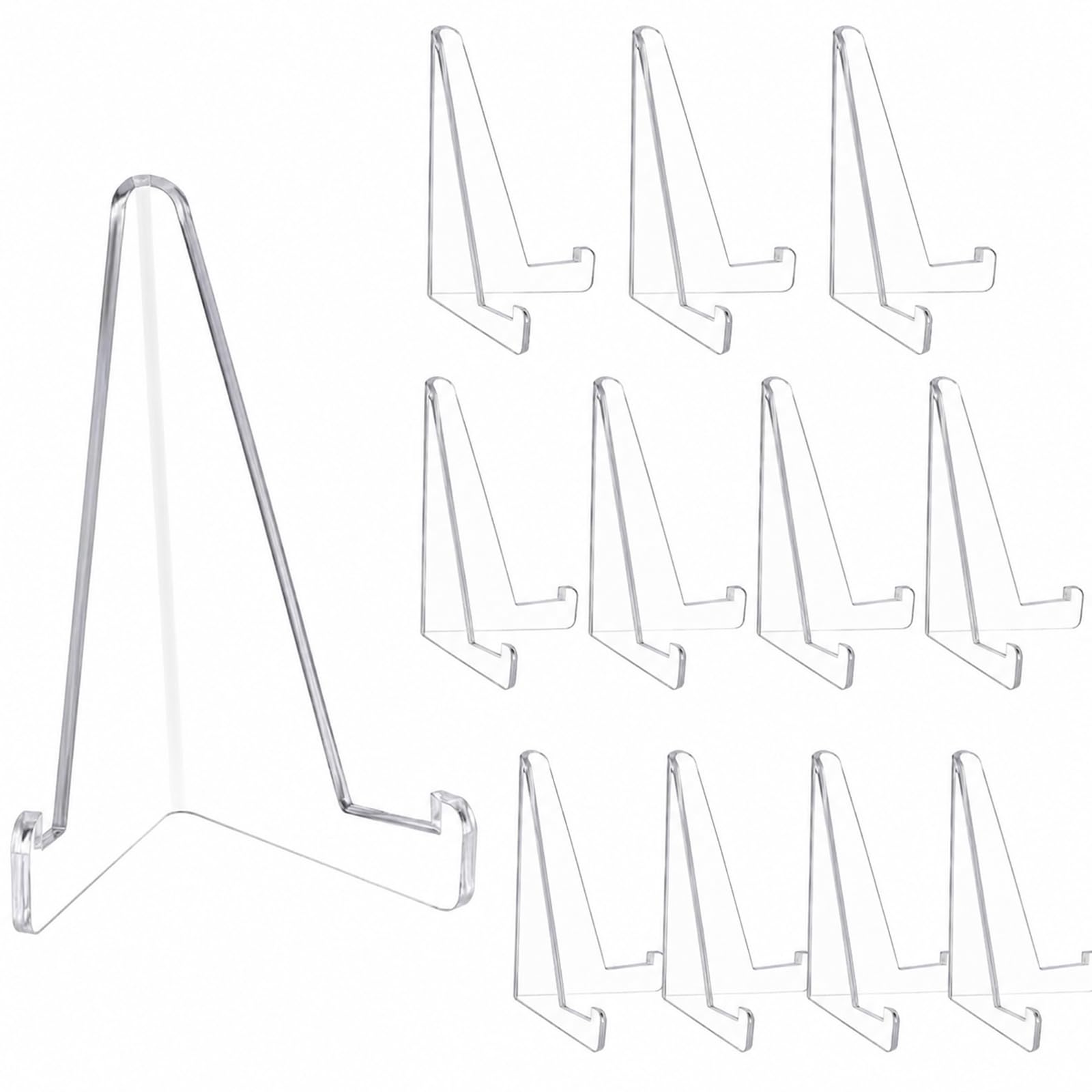 12 Pcs Card Stand for Display Card Holder,Challenge Medals,Photo Display