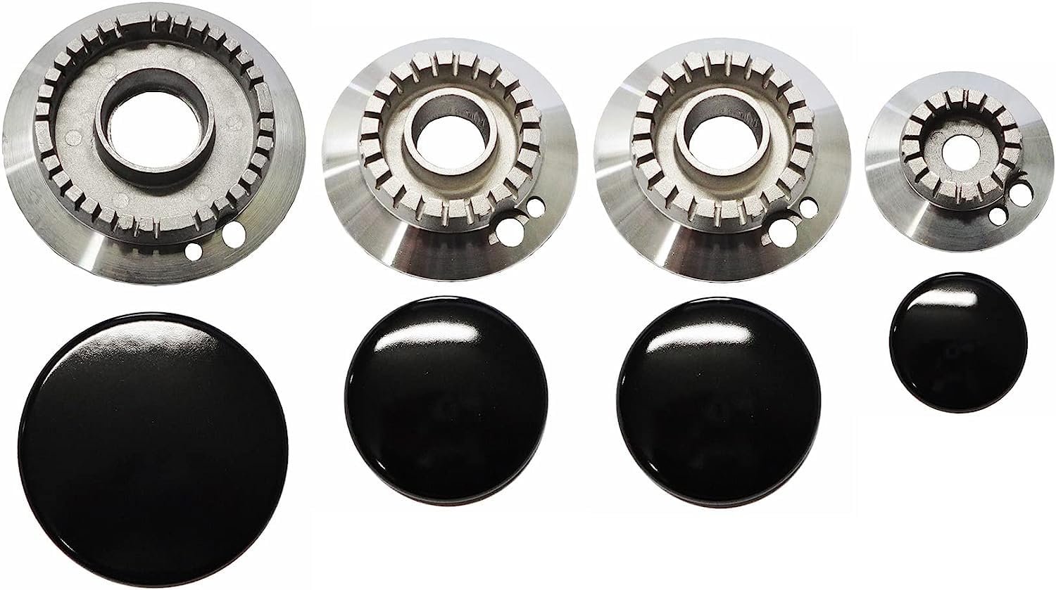 Kit Bruciatori Per Cucina SMEG 905916 - 4 Bruciatori Con Piattelli, Made In Italy - Foto 4