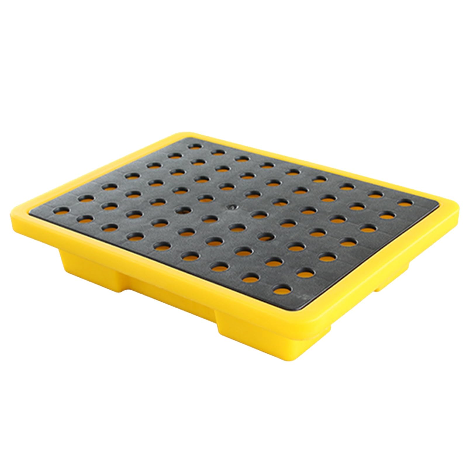 Genérico Plataforma Modular de contención de derrames, Bandeja para derrames de Tanques de Aceite de Alta Resistencia, Paleta de Almacenamiento de Polietileno Antideslizante para almacenes Industrial