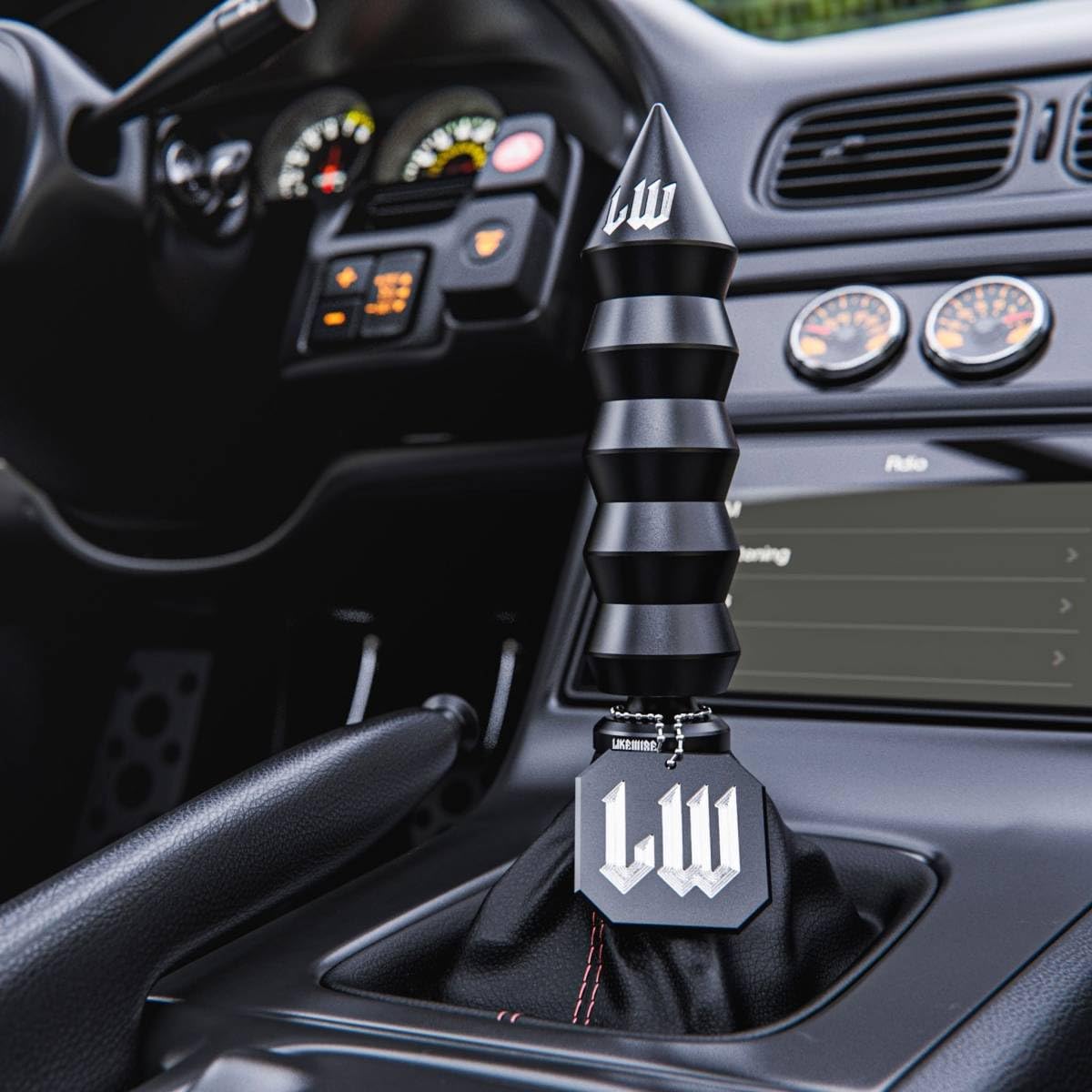 Amazon.co.jp: ライクワイズ デスグリップ ブラック 黒 シフトノブ  