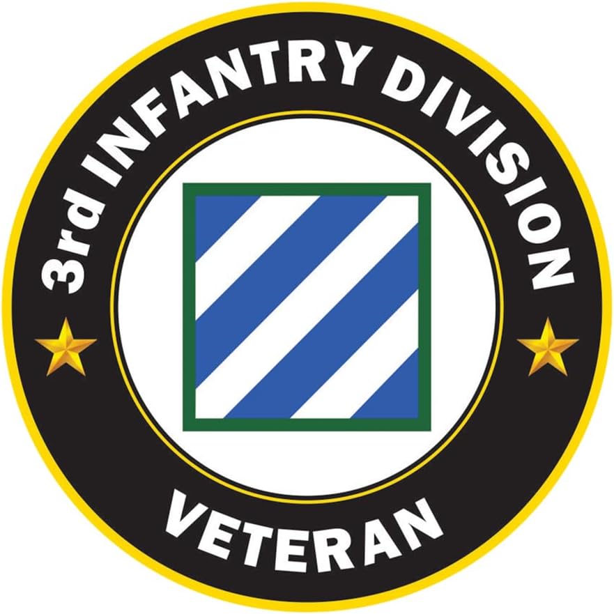 3rd infantry division Rock of the Marne Metal Sign 12 Inch Diameter Round Tin Sign Home Wall Decoration (ROCK)