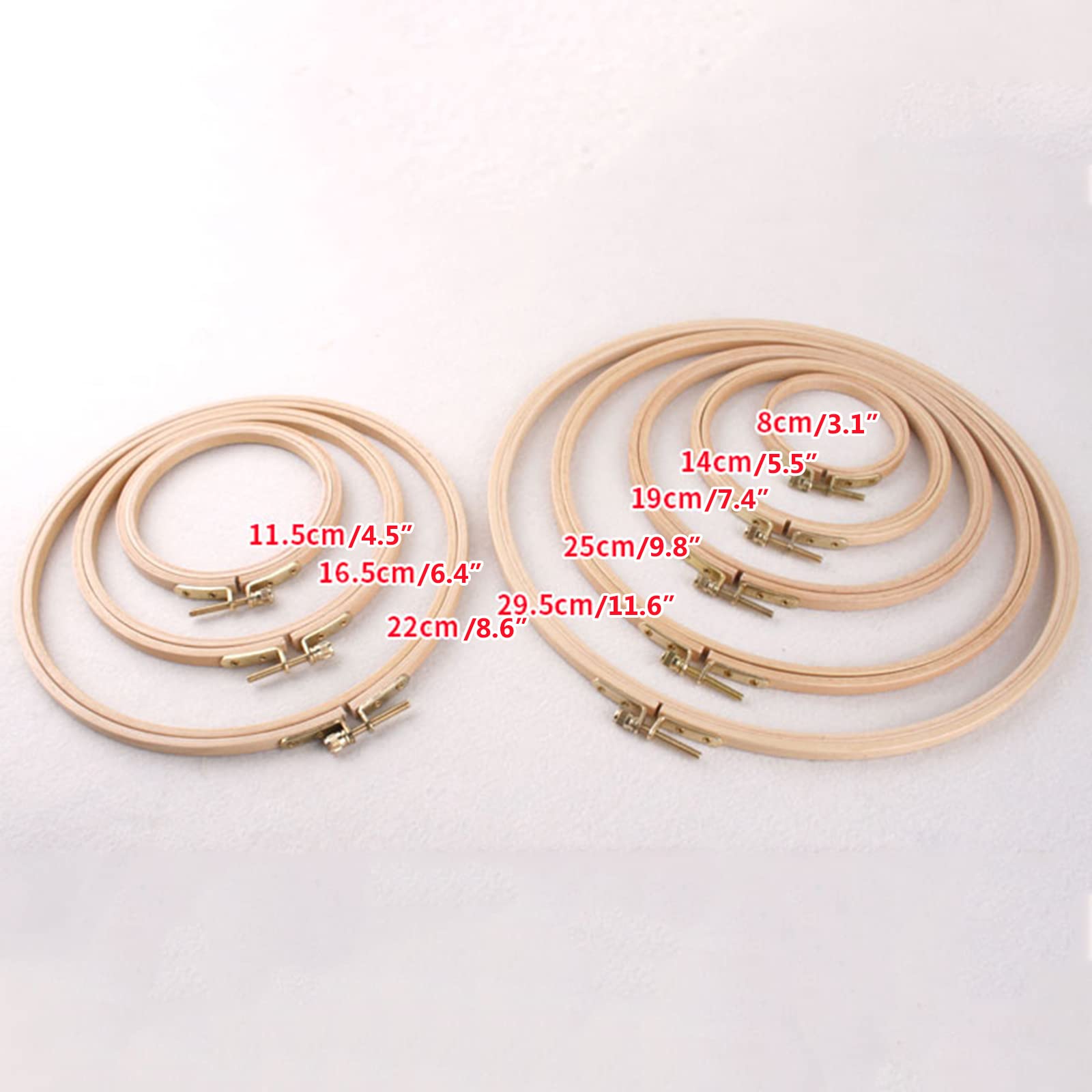 MRKU Soporte para Bastidor de Bordado DIY, Kit de Costura para Punto de Cruz, ecológico y sin Fallos, Ideal para Manualidades, Costura práctica y decoración de Coronas.