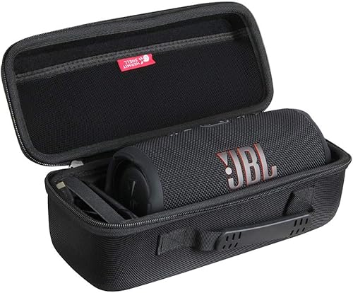 Hermitshell Funda de viaje para altavoz Bluetooth portátil JBL Charge 5  JBL Charge 4 (negro)