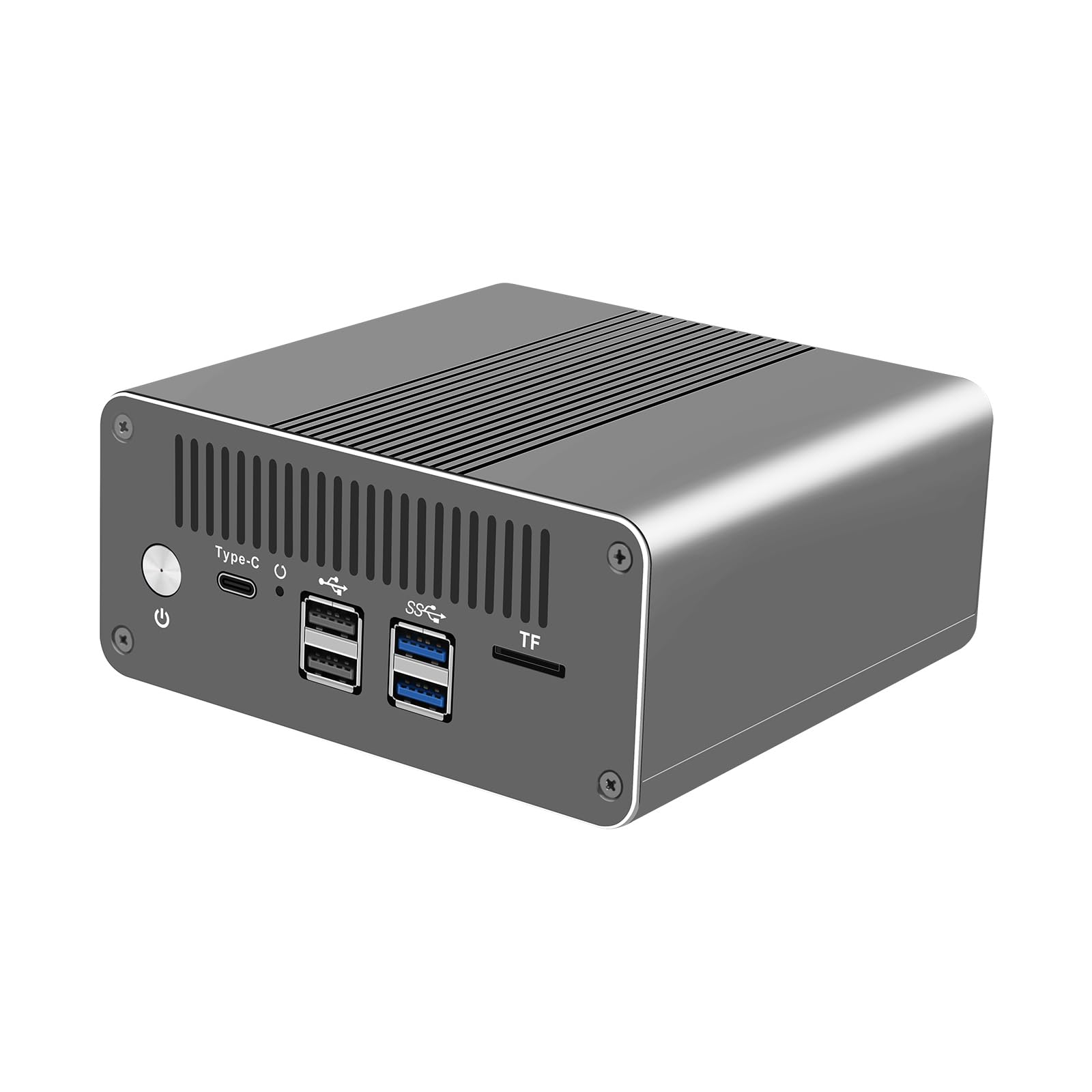 Micro Firewall Appliance, Mini PC, PFSense, Mikrotik, OPNsense, VPN, Router PC, AMD Ryzen 5 5500U, RJ11, 4 x Intel 2.5GbE I226-V LAN, Type-C, TF, HDMI, DP, 16G RAM, 256G SSD
