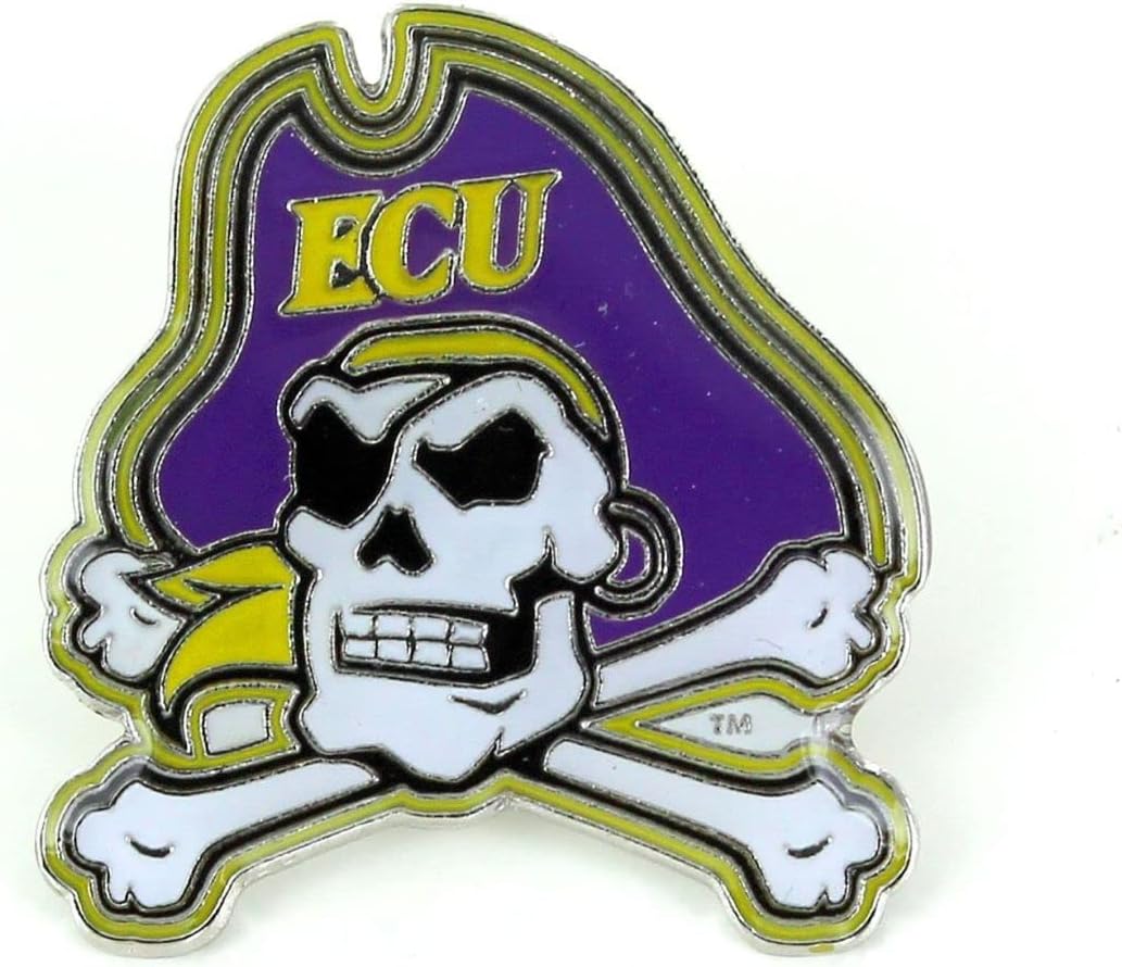 Aminco NCAA East Carolina Pirates Logo Pin