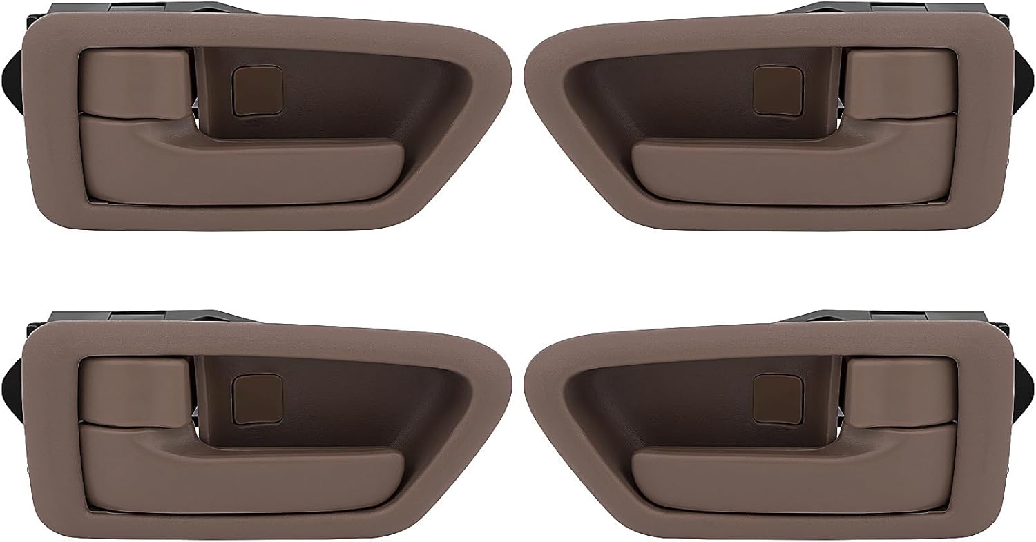 Manija interior de la puerta del coche del pasajero del conductor de 4pcs se adapta a 1997-2001 para Toyota para Camry Beige