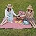Picnic Basket Set for 2 Persons with Cooler and Waterproof Picnic Blanket, Classical Wicker Picnic Baskets with Waterproof & Sand-Proof Beach Mat,Willow Hamper Service Gift Set