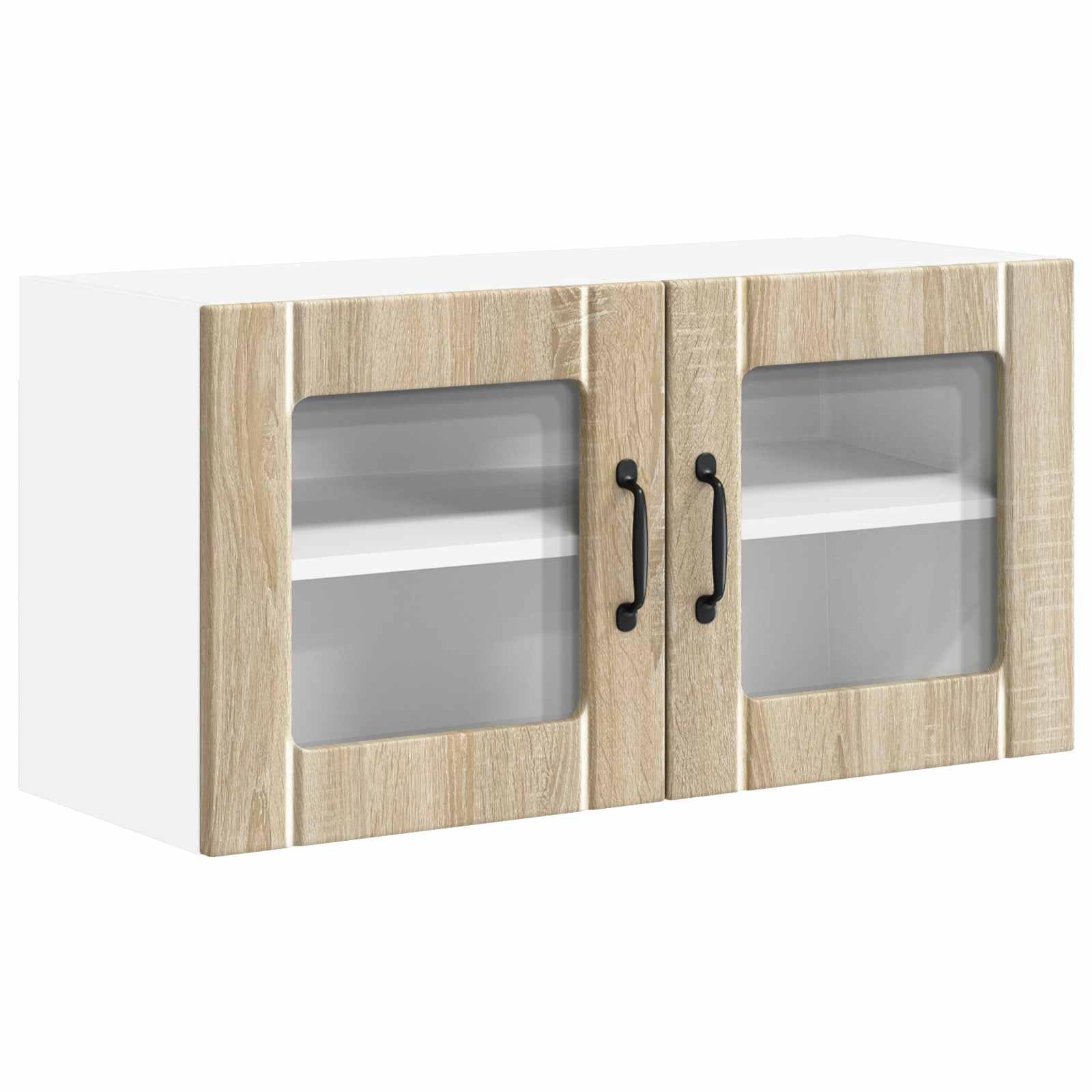 Armoire murale de cuisine Lucca en chêne Sonoma 80cm