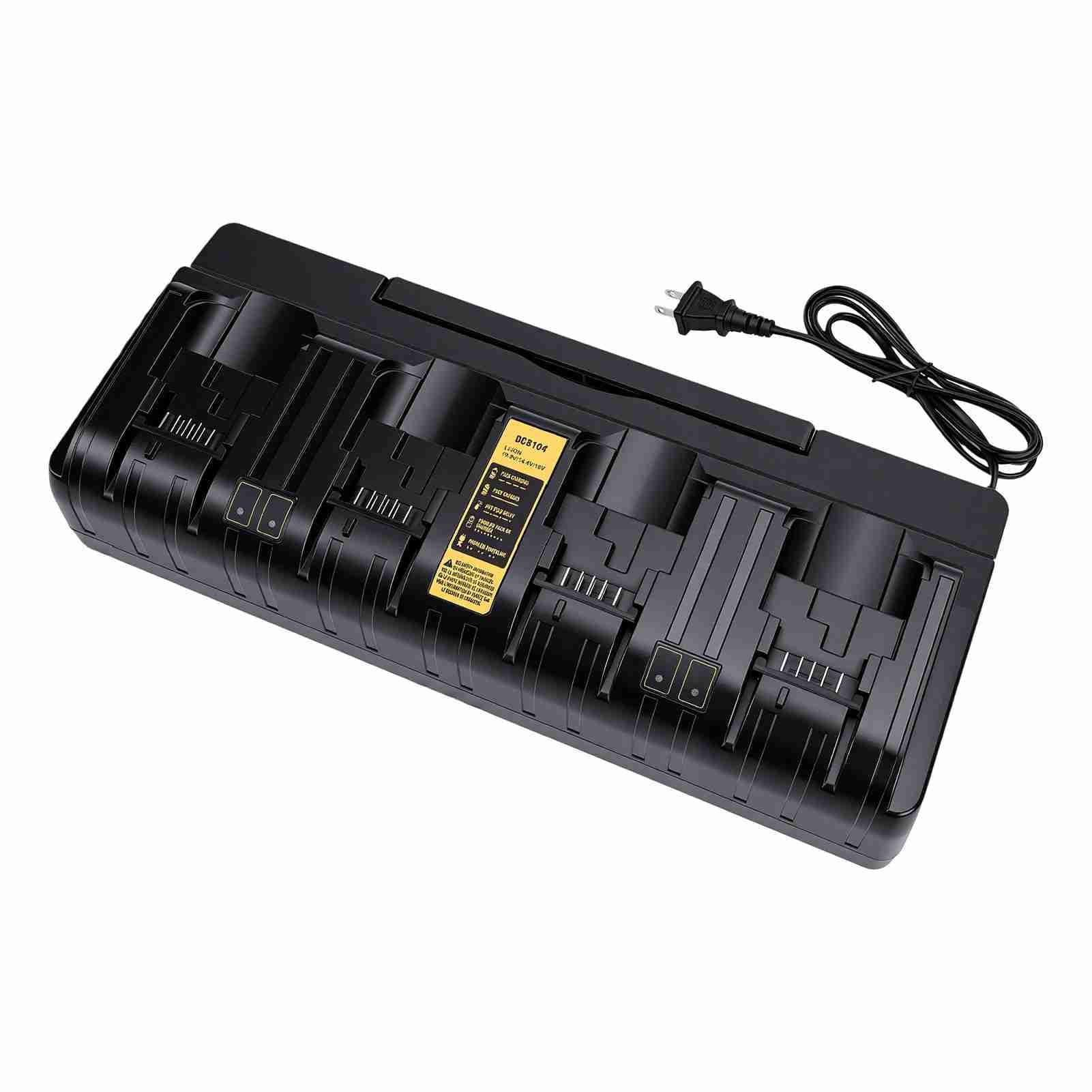 Stazione Caricabatteria A 4 Porte per Caricabatterie Rapido 20 V