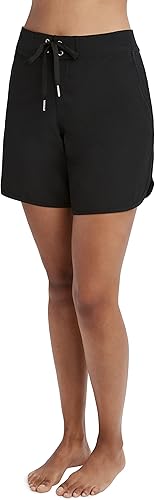 Miniatura 2 de Nautica Entrepierna de 7 pulgadas para mujer, secado rápido, pantalones cortos de surf y natación, pantalones cortos de baño elegantes y duraderos