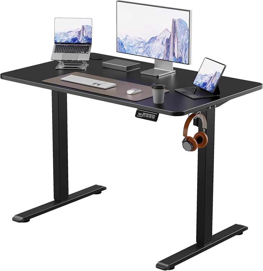 Amazon.co.jp: Alebert 昇降デスク スタンディングデスク 電動 幅100