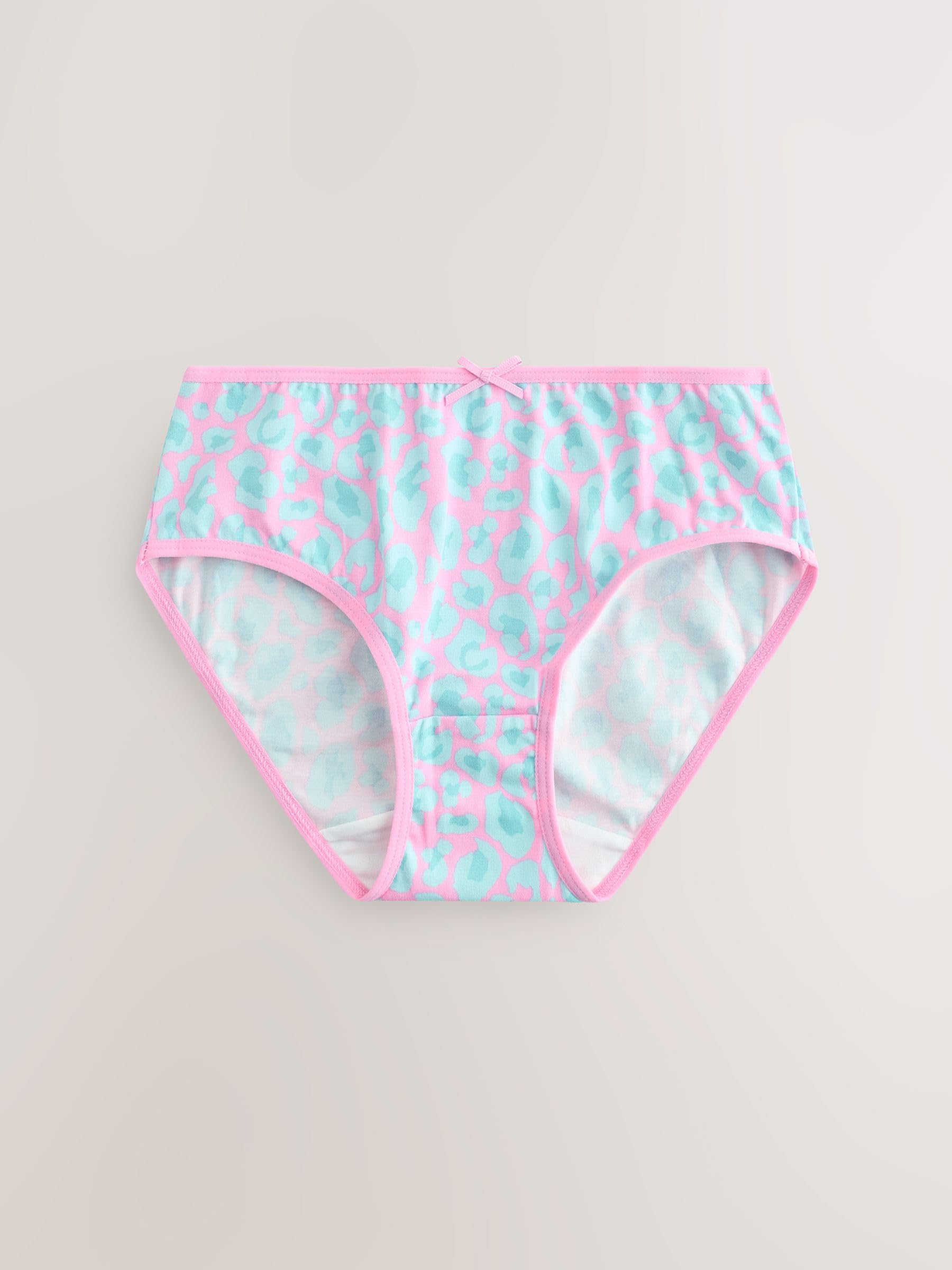 NEXT Mädchen Geblümte Slips, 7er-Pack