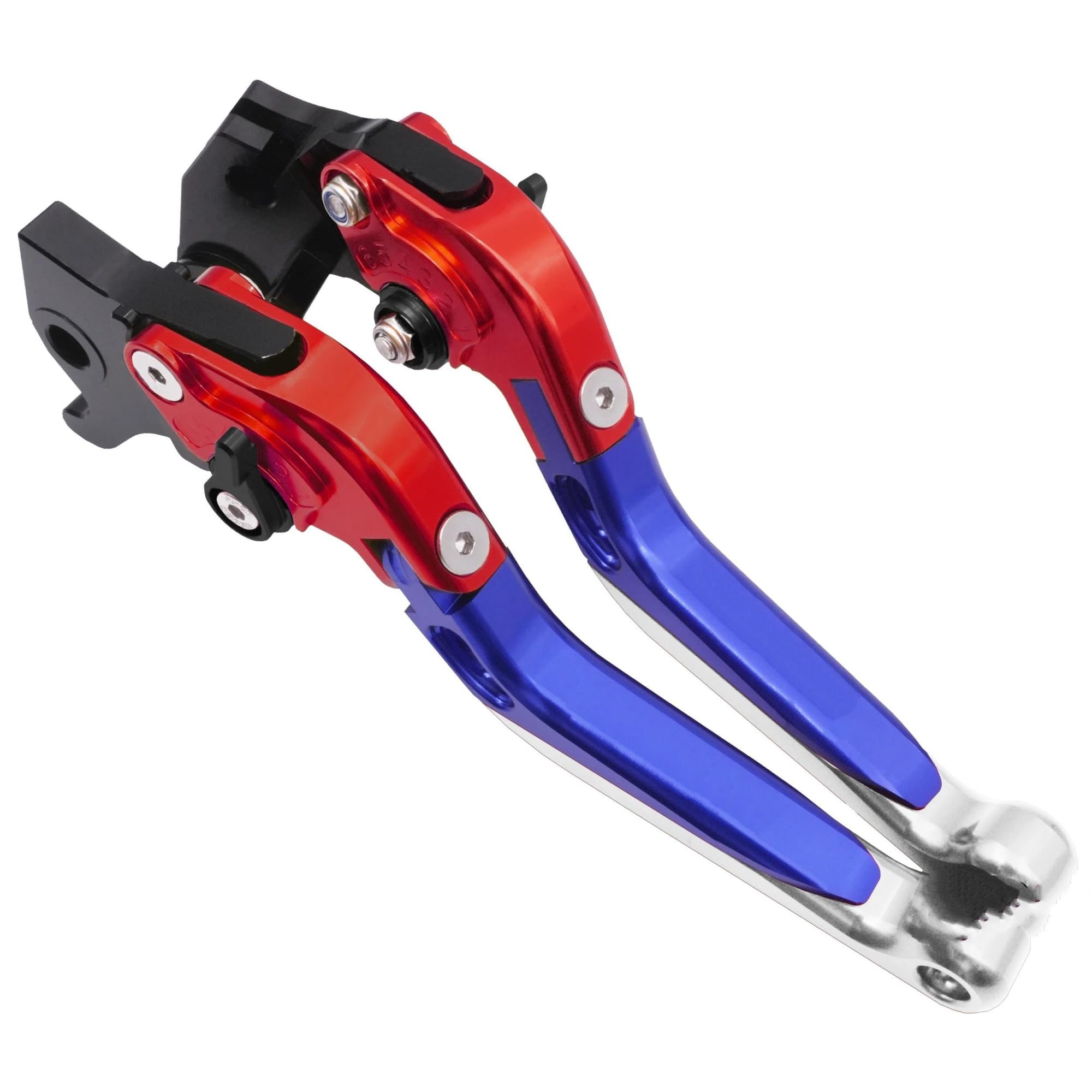 GIMEGIOYLY for CB1000R for CB 1000R for CB 1000 R Brake Clutch Lever Adjustable Folding Lever Clutch Lever Brake Lever Set Clutch Brake Lever Handle(RD BU SR-BK)