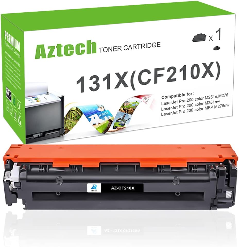 Aztech 4 Pack Compatible with HP 203X CF540X-CF543X 203A CF540A HP203A HP203X Toner for HP Color LaserJet Pro M281fdw MFP M281 fdw MFP M281fdn M280nw M280 M254dw M254nw M254, for CF541X CF542X CF543X