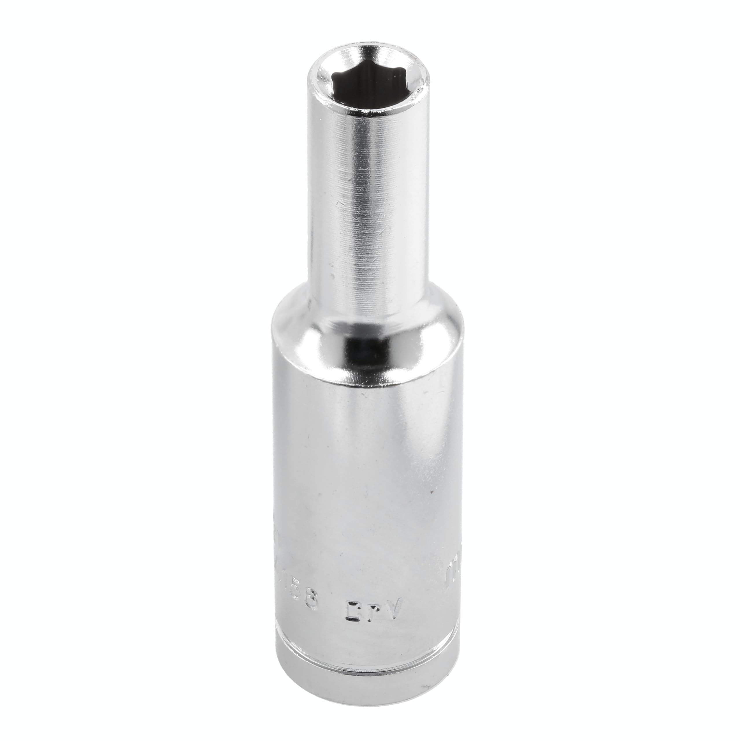 B2c Silver Socket 3/8" Single Hexagon Forged Alloy Steel Crv Replacement Deep 6Mm To 21Mm For Workshop Garage Mechanic Tool Wrench Socket Industrial (13Mm)