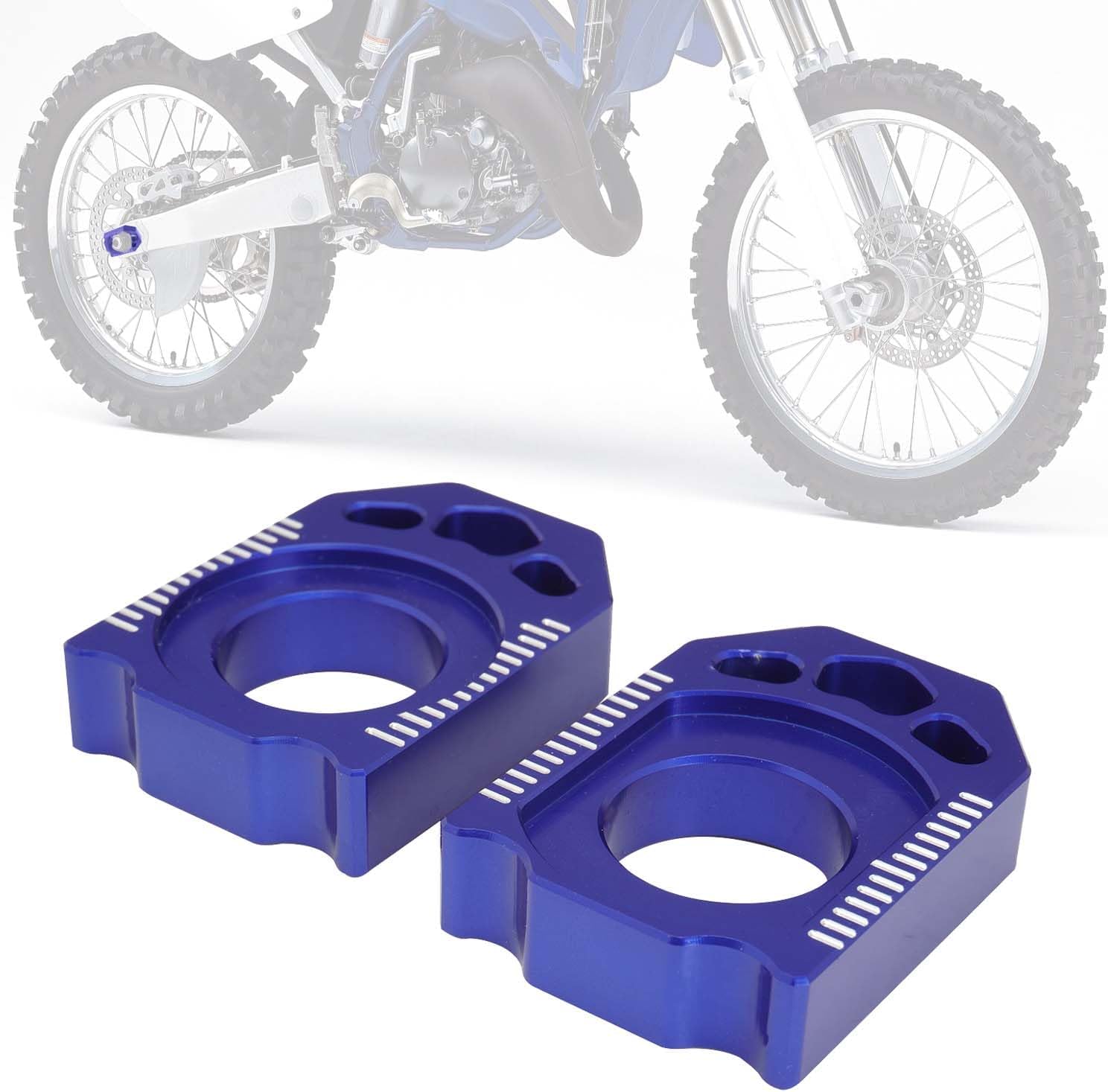 IUVWISN Motorcycle Rear Axle Block Chain Tensioner Adjuster