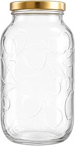 1-Gallon Glass Fermentation Jar with Lid