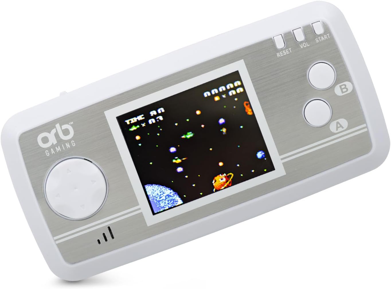Mini Retro Games Console, 240 in-Built Games, 8-Bit Retro Gaming Handheld Console, 2.5” Full Colour LCD Screen Pocket Console, Immersive Sound Games Console - ThumbsUp!