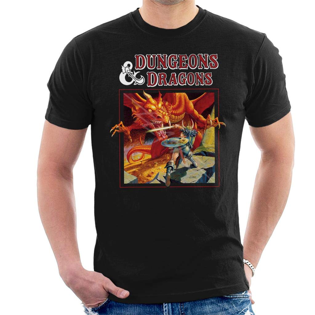 Cloud City 7 Men's Black Dungeons And Dragons Slaying T-Shirt